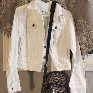 White Jean jacket